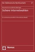 Cover: Sichere Internetwahlen - Nomos