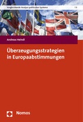 Cover: &Uuml;berzeugungsstrategien in Europaabstimmungen - Nomos