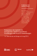 Cover: Kooperation der Gerichte im europ&auml;ischen Verfassungsverbund - Grundfragen und neueste Entwicklungen - Nomos