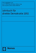 Cover: Jahrbuch f&uuml;r direkte Demokratie 2012 - Nomos