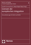 Cover: Grenzen der europ&auml;ischen Integration - Nomos