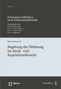 Abbildung von: Regelung der Werbung im Bank- und Kapitalmarktrecht - Nomos