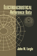 Cover: Electroacoustical Reference Data - Springer