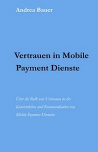 Abbildung von: Vertrauen in Mobile Payment Dienste - tredition