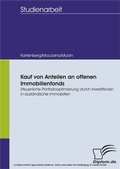 Cover: Kauf von Anteilen an offenen Immobilienfonds - diplom.de