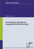 Cover: Beschreibung und Eignung ausgew&auml;hlter CSR-Instrumente - diplom.de