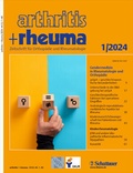 Cover: arthritis + rheuma - Schattauer
