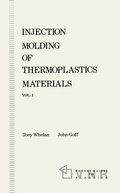 Cover: Injection Molding of Thermoplastics Materials - 1 - Kluwer Academic Publishers