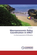 Cover: Macroeconomic Policy Coordination in Emu? - LAP Lambert Academic Publishing
