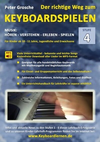 Abbildung von: Der richtige Weg zum Keyboardspielen (Stufe 4) - BoD - Books on Demand