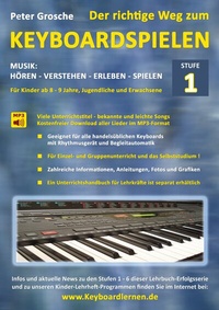 Abbildung von: Der richtige Weg zum Keyboardspielen (Stufe 1) - BoD - Books on Demand