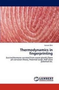 Abbildung von: Thermodynamics in Fingerprinting - LAP Lambert Academic Publishing