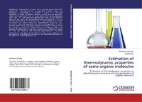 Abbildung von: Estimation of thermodynamic properties of some organic molecules - LAP Lambert Academic Publishing
