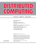 Cover: Distributed Computing - Springer