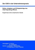 Cover: Der COO in der Unternehmenspraxis - BoD - Books on Demand