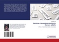 Bild: Relative-clause processing in Korean adults - LAP Lambert Academic Publishing