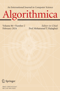 Cover: Algorithmica - Springer