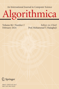 Enlarge image Cover: Algorithmica - Springer