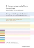 Cover: Erziehungswissenschaftliche Grenzg&auml;nge - Verlag Barbara Budrich