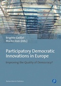 Cover: Participatory Democratic Innovations in Europe - Verlag Barbara Budrich