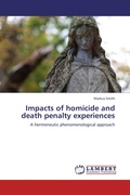 Cover: Impacts of homicide and death penalty experiences - LAP Lambert Academic Publishing
