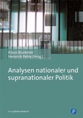 Cover: Analysen nationaler und supranationaler Politik - Verlag Barbara Budrich