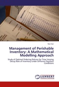 Cover: Management of Perishable Inventory: A Mathematical Modelling Approach - LAP Lambert Academic Publishing
