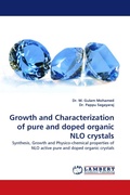 Cover: Growth and Characterization of Pure and Doped Organic Nlo Crystals - LAP Lambert Academic Publishing