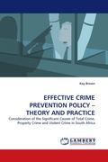 Cover: Effective Crime Prevention Policy - Theory and Practice - LAP Lambert Academic Publishing