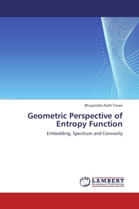 Enlarge image Cover: Geometric Perspective of Entropy Function - LAP Lambert Academic Publishing