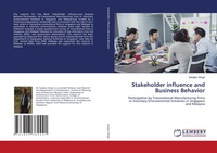 Enlarge image Cover: Stakeholder influence and Business Behavior - LAP Lambert Academic Publishing