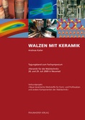 Cover: Walzen mit Keramik. - Fraunhofer Verlag