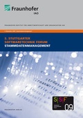 Cover: Stammdatenmanagement. - Fraunhofer Verlag
