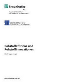Enlarge image Cover: Rohstoffeffizienz und Rohstoffinnovationen. - Fraunhofer Verlag