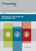 Cover: Dokumenten- und Workflow-Management 2010. - Fraunhofer Verlag