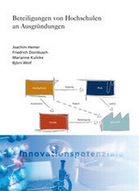 Abbildung von: Beteiligungen von Hochschulen an Ausgründungen. - Fraunhofer Verlag