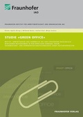 Cover: Studie "Green Office". - Fraunhofer Verlag