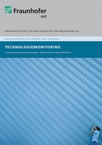 Enlarge image Cover: Technologiemonitoring. - Fraunhofer Verlag
