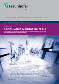 Enlarge image Cover: Marktstudie Social Media Monitoring Tools. - Fraunhofer Verlag