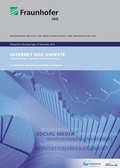 Cover: Internet der Dienste f&uuml;r Marketing, Vertrieb und Management. - Fraunhofer Verlag