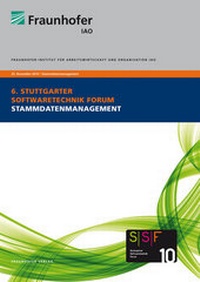Enlarge image Cover: Stammdatenmanagement. - Fraunhofer Verlag