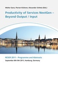 Cover: Productivity of Services Next Gen - Beyond Output/Input. - Fraunhofer Verlag