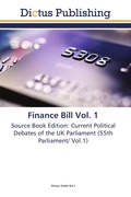 Cover: Finance Bill Vol. 1 - Dictus Publishing