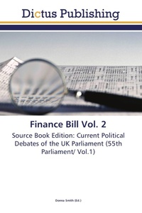 Enlarge image Cover: Finance Bill Vol. 2 - Dictus Publishing