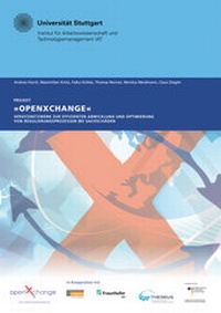 Enlarge image Cover: Projekt "openXchange". - Fraunhofer Verlag
