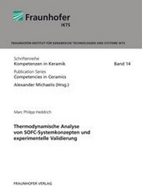 Abbildung von: Thermodynamische Analyse von SOFC-Systemkonzepten und experimentelle Validierung. - Fraunhofer Verlag