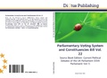 Cover: Parliamentary Voting System and Constituencies Bill Vol. 22 - Dictus Publishing