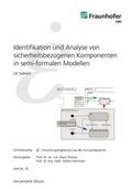 Cover: Identifikation und Analyse von sicherheitsbezogenen Komponenten in semi-formalen Modellen - Fraunhofer Verlag