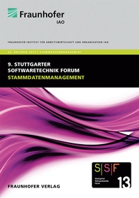 Enlarge image Cover: Stammdatenmanagement - Fraunhofer Verlag