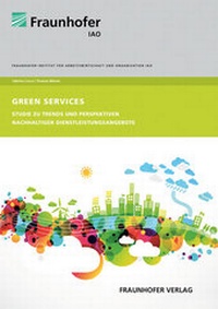 Enlarge image Cover: Green Services. - Fraunhofer Verlag